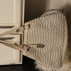 VIDA made in Brazil XL white leather purse